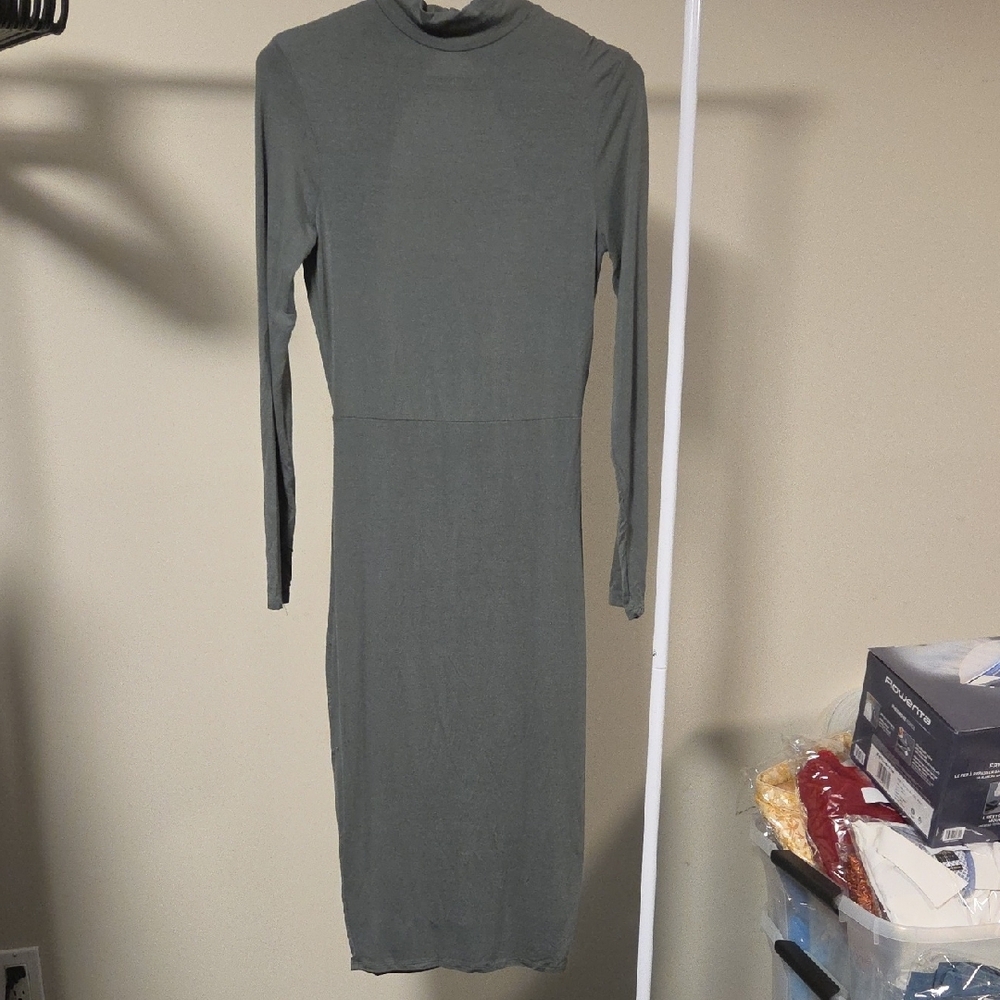 ⭐ Revamped Charcoal Long Sleeve Dress